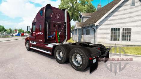 La piel Millis en el tractor Freightliner Cascad para American Truck Simulator