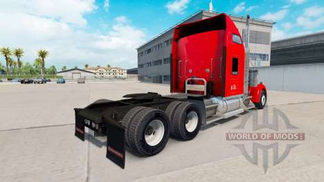 Скин Caballero de Transporte на Kenworth W900 para American Truck Simulator