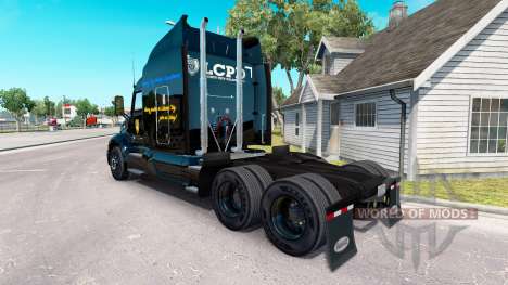 LCPD de la piel para el camión Peterbilt para American Truck Simulator