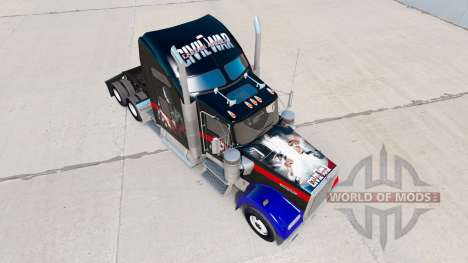 La piel de la Guerra Civil para el camión Kenwor para American Truck Simulator