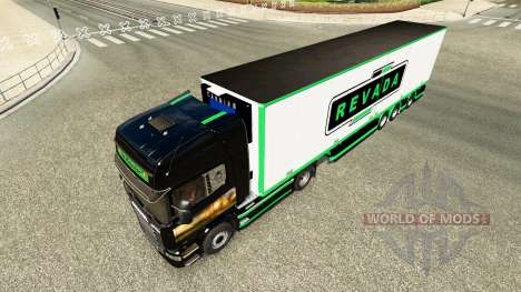 La piel Revada & de Keuster en el tractor Scania para Euro Truck Simulator 2