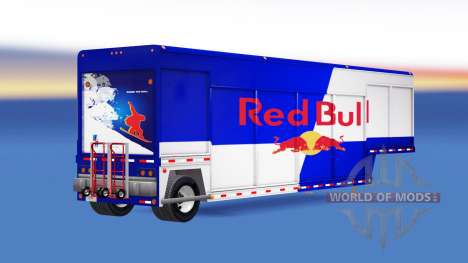 Semi-remolque para el transporte de bebidas para American Truck Simulator