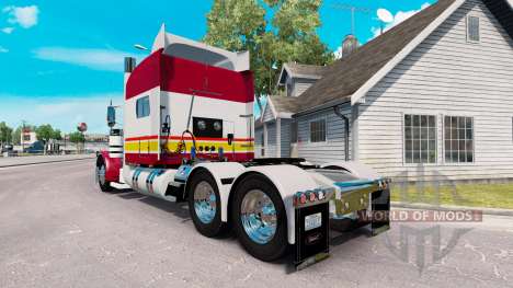 La piel DE in-N-OUT para el camión Peterbilt 389 para American Truck Simulator