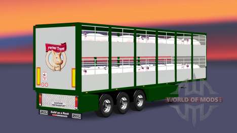 Semirremolque-ganado portador Ferkel Trans v2.0 para Euro Truck Simulator 2