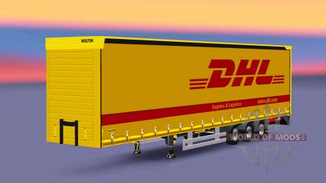 Semitrailer Wielton DHL para Euro Truck Simulator 2