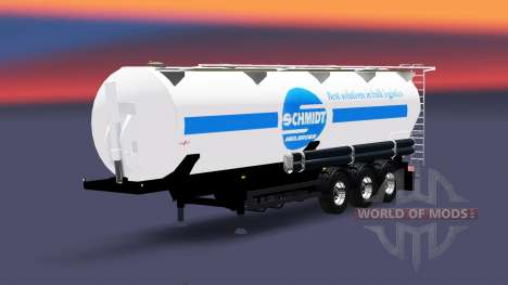 Tanque semi-trailer Schmidt Heilbronn para Euro Truck Simulator 2