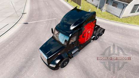 La piel turco de Energía en el tractor Peterbilt para American Truck Simulator