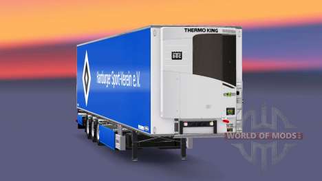 Semirremolque Chereau Hamburger SV para Euro Truck Simulator 2