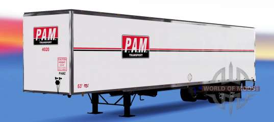Todo el metal-semirremolque PAM para American Truck Simulator