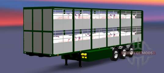 Semirremolque-ganado portador Ferkel Trans v2.0 para Euro Truck Simulator 2