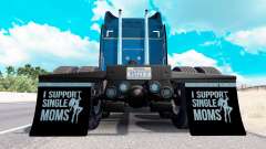 Guardabarros yo Apoyo a Madres Solteras v1.6 para American Truck Simulator