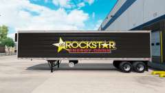 La piel Rockstar Energy para la semi-refrigerados para American Truck Simulator