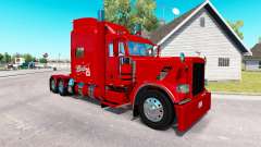 Skin 29 Budweiser Peterbilt tractor 389 para American Truck Simulator