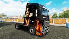 Nicki Minaj piel para camiones Volvo para Euro Truck Simulator 2