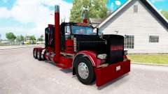 Deadpool de la piel para el camión Peterbilt 389 para American Truck Simulator