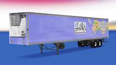 La piel de Alaska para la semi-refrigerados para American Truck Simulator