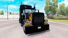 Ghost Rider de la piel para el camión Peterbilt 389 para American Truck Simulator