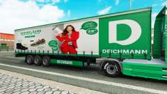 Deichmann skin for trailers para Euro Truck Simulator 2