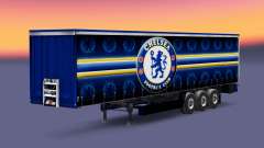La piel, el Chelsea FC, v1.3 en el remolque para Euro Truck Simulator 2