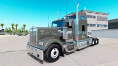 La piel de Caballero camión Refrigerado Kenworth W900 para American Truck Simulator