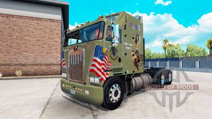 La piel Militares de las Niñas en el tractor Kenworth K100 para American Truck Simulator