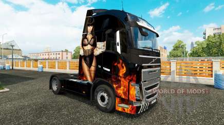 Nicki Minaj piel para camiones Volvo para Euro Truck Simulator 2