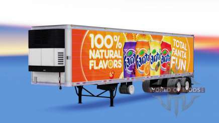 Fanta de la piel para la semi-refrigerados para American Truck Simulator