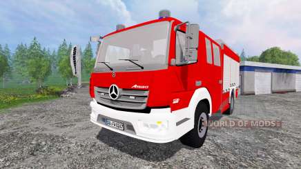 Mercedes-Benz Atego 1530 [firefighters] para Farming Simulator 2015