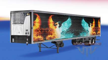 La piel CS Logística 01 en el semirremolque-el refrigerador para American Truck Simulator