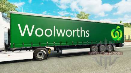 Woolworths piel para remolques para Euro Truck Simulator 2