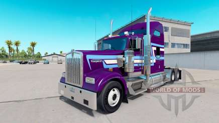 La piel Icono de Estilo en el camión Kenworth W900 para American Truck Simulator