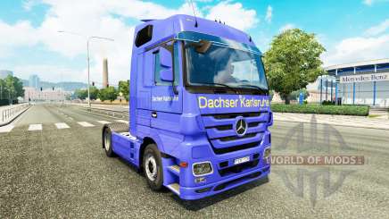 Skin Dachser Karlsruhe for tractor Mercedes-Benz para Euro Truck Simulator 2
