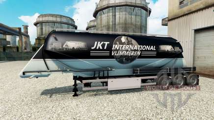 JKT Internacional de la piel para el semirremolque-camión de cemento para Euro Truck Simulator 2