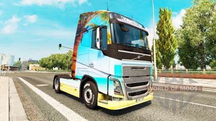 La naturaleza de la piel para camiones Volvo para Euro Truck Simulator 2