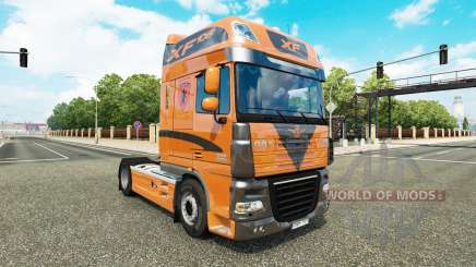 La piel de la cabeza tractora DAF XF 105.510 para Euro Truck Simulator 2