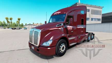 La Piel Millis Transferencia Inc. en el camión Kenworth para American Truck Simulator