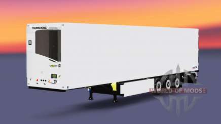 Una colección de trailers con diferentes cargas v3.0 para Euro Truck Simulator 2