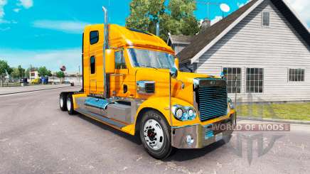 La piel Metálica del camión Freightliner Coronado para American Truck Simulator