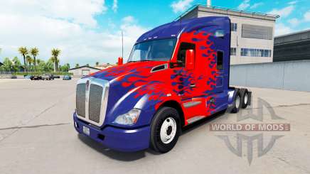 La piel de Optimus Prime camión Kenworth para American Truck Simulator