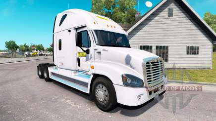 La piel en el J. B. Hunt tractor Freightliner Cascadia para American Truck Simulator