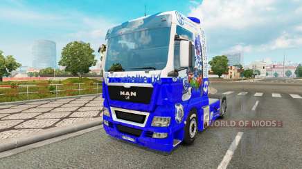 La piel FC Schalke 04 en el tractor HOMBRE para Euro Truck Simulator 2