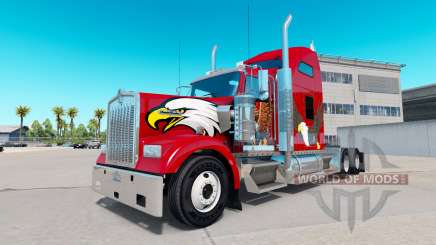 La piel Águila en el camión Kenworth W900 para American Truck Simulator