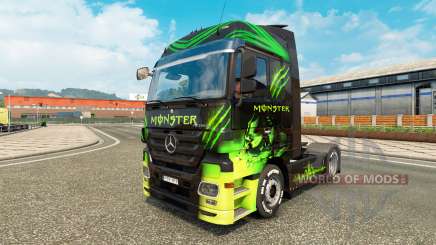 La piel del Monstruo de camiones de Mercedes-Benz para Euro Truck Simulator 2