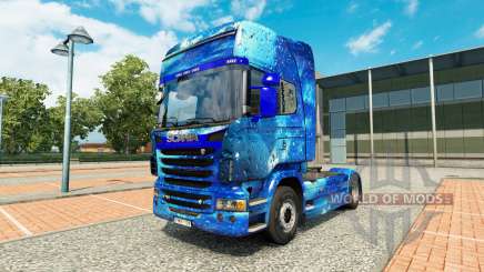 De Agua de la piel en el tractor Scania para Euro Truck Simulator 2