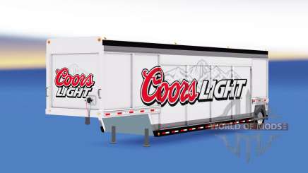 Semi-remolque para el transporte de bebidas para American Truck Simulator