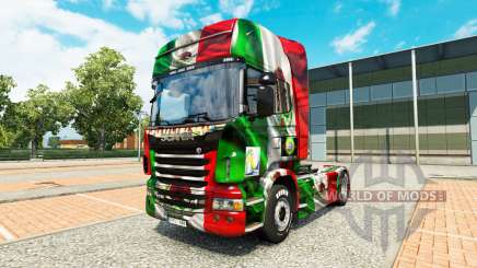 El México de Copa 2014 de la piel para Scania camión para Euro Truck Simulator 2