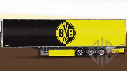 Semirremolque Chereau Borussia Dortmund para Euro Truck Simulator 2