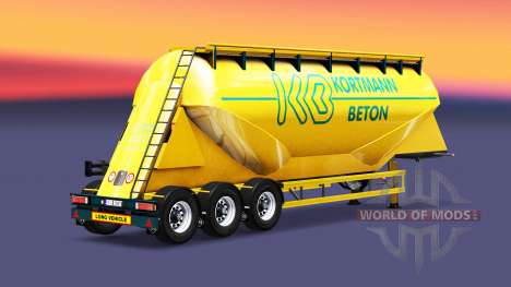 La piel Kortmann Beton es un semi-tanque para Euro Truck Simulator 2