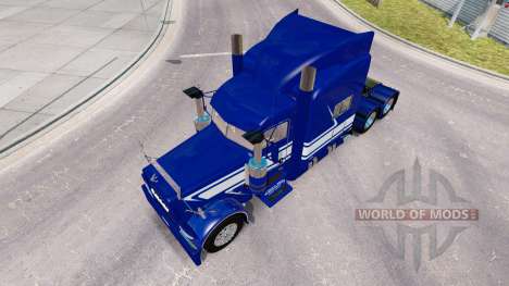 Скин Jack C. Moss Trucking Inc. на Peterbilt 389 para American Truck Simulator