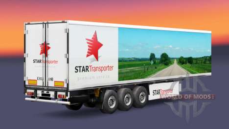 La piel de la Estrella de Transporte en semi-rem para Euro Truck Simulator 2